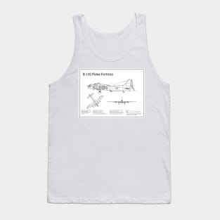 Boeing B-17 Flying Fortress Bomber - BD Tank Top